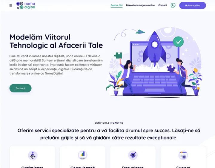 Noma Digital website design